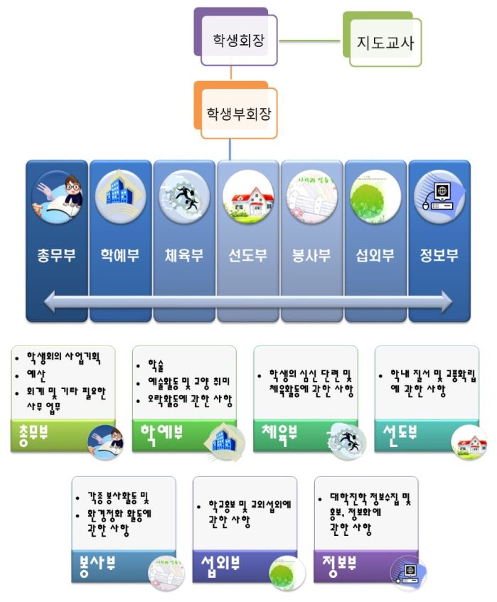 학생회 조직 및 활동