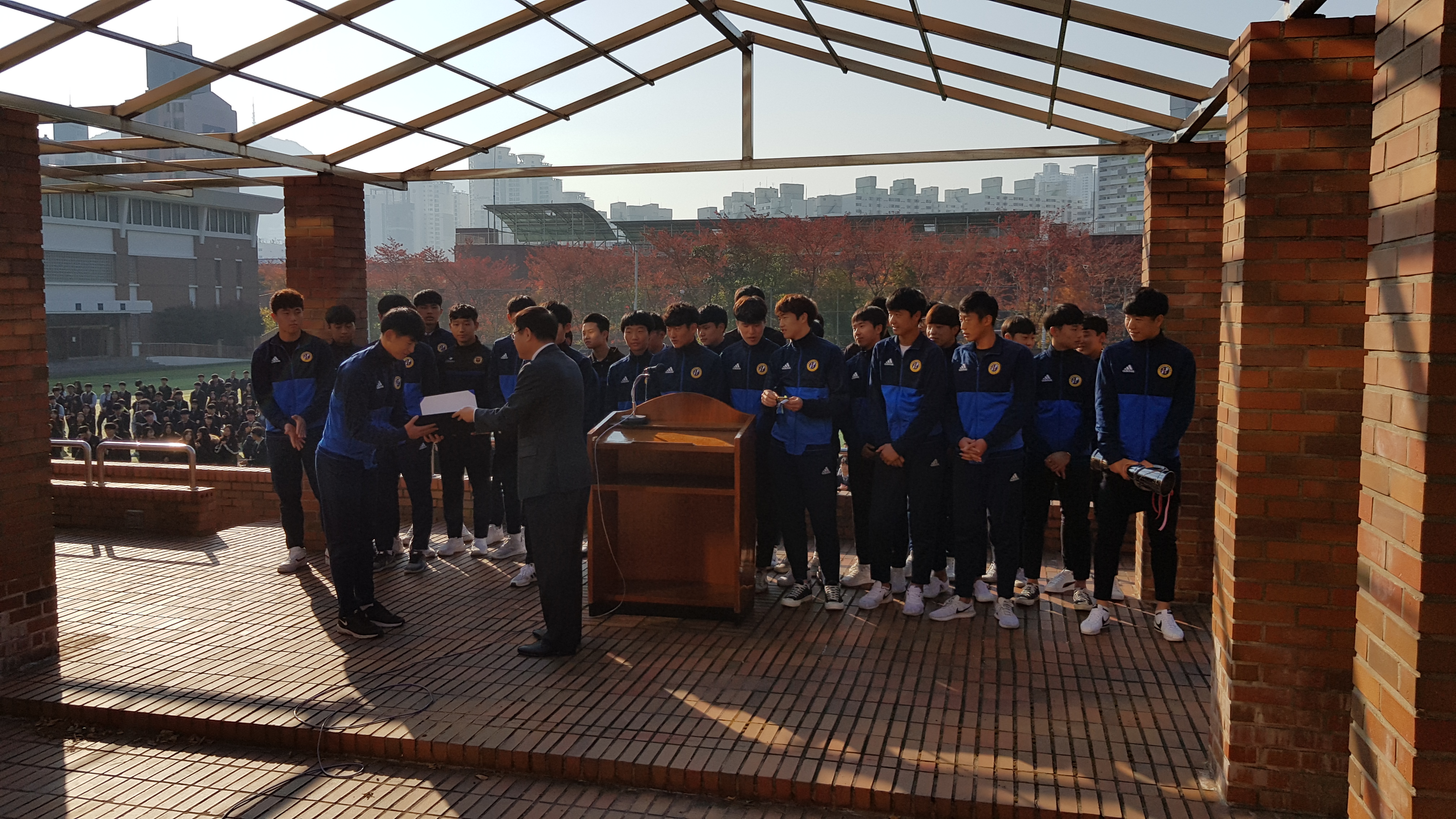 2018년 대교눈높이 전국고등축구리그(전후반 통합우승)-교내시상식 상세보기